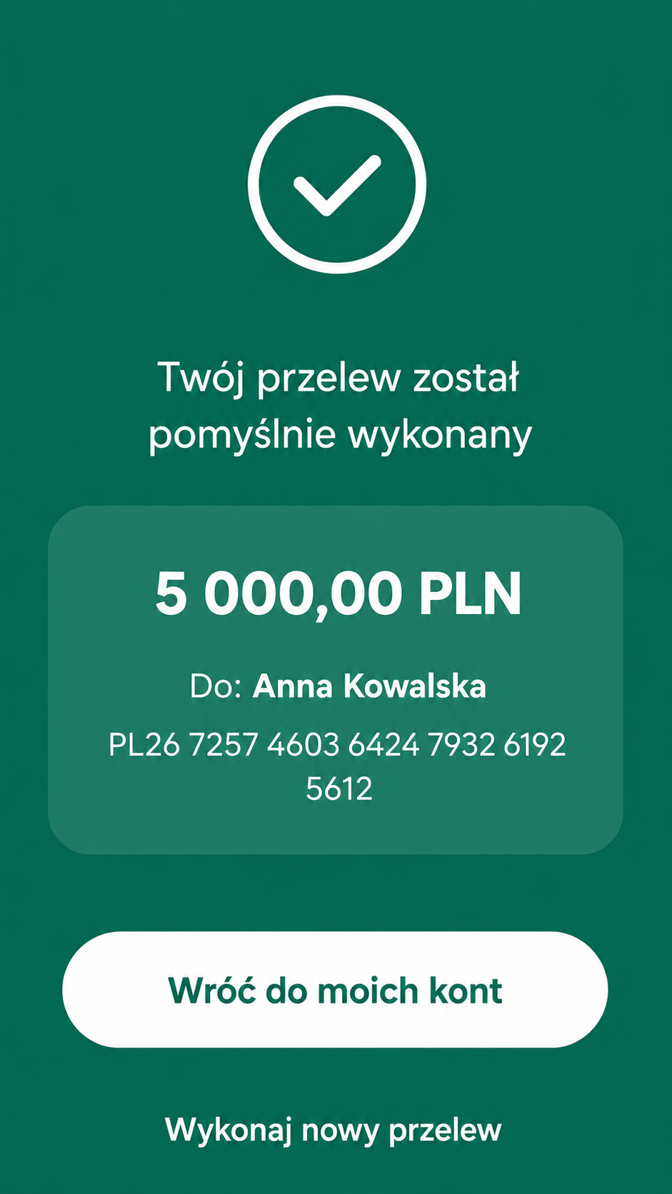 Potwierdzenie przelewu 1